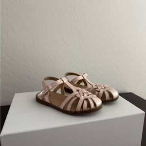 EUC Girl’s Toddler Pink Glitter Nordstrom Rack Sandals - 9c